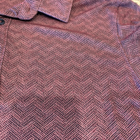 7 Diamonds Tantalum Performance Pima Polo Dusty Rose - Small - Picture 2 of 6